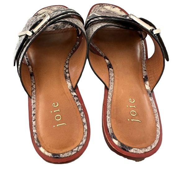 Joie Snake Print Sandals - Picture 5 of 5